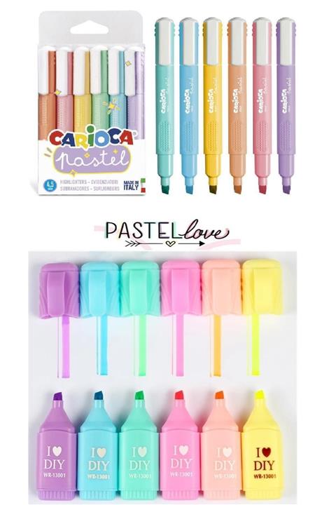 CARIOCA Pastel Renkler Highlighter Seti