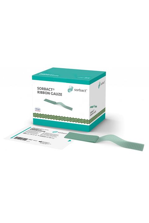 sorbact ® Ribbon Gauze 1x50cm, Mantar Ve Bakteri Enfeksiyonu Giderici Şerit Yara Örtüsü