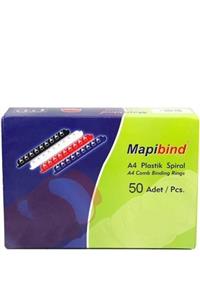 Mapi 38 mm Plastik Spiral Kırmızı 50 Adet