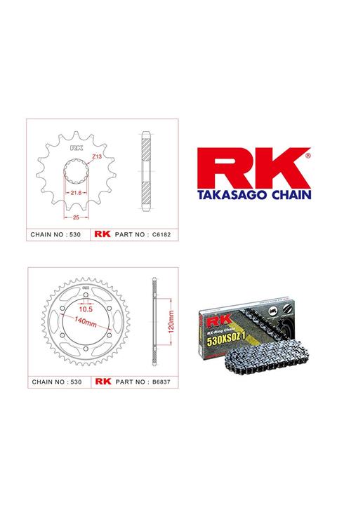 RK Kawasaki Vn 800 Rk X-Ring Zincir Dişli Set 530 Xso-17/42T