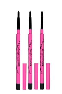 Maybelline New York Maybelline Master Precise Skinny Çevirmeli Siyah Göz Kalemi X 3 Adet