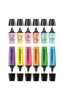 Stabilo 12'li Fosforlu Kalem Seti 6 Mini Pastel 6 Canlı Renk