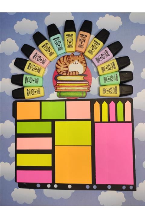 Osaka Similingface Jumbo Pastel Set Yapışkan Notlu