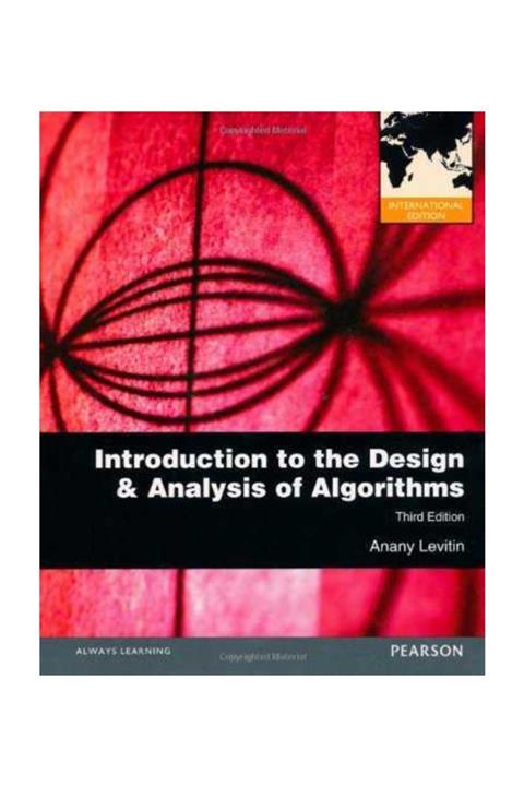 Pearson Yayınları Introduction to the Design & Analysis  of Algorithms