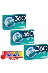 Vivident 360 Cüzdan Nane '' 3 Adet '' (mentos Mini Hediyeli)