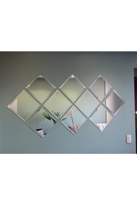 sakincamdekorasyon Baklava Dilimli Ayna 10 Adet