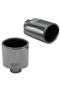 BoostZone Üniversal Krom Egzoz Ucu Oval Çıkış 120x80 200-009