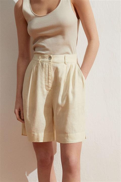 Oysho Keten Bermuda Şort
