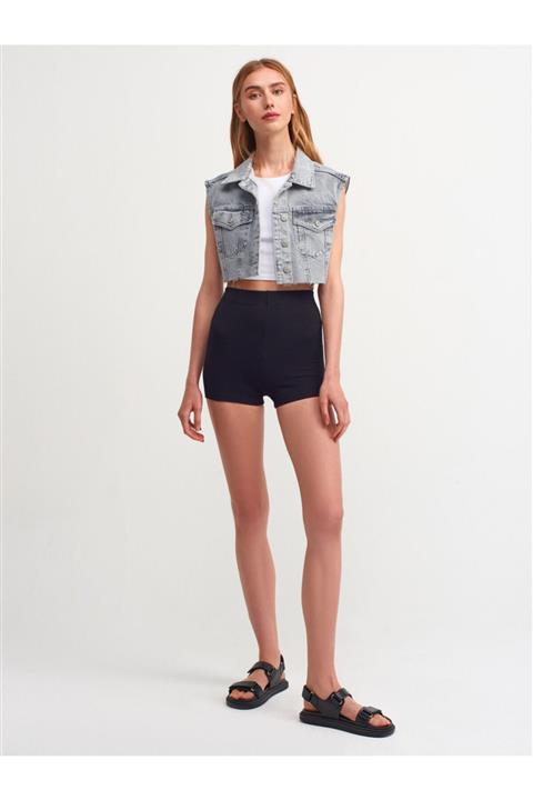 Dilvin 7961 Şort Siyah