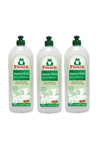 Frosch Badem Özlü Bitkisel Sıvı Bulaşık Deterjanı 750 ml X 3 Adet