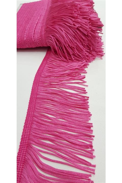 Hobigram Fuşya Saçak Püsküllü Şerit