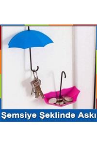 FırsatYeri Çocuk Odası Şemsiye Anahtarlık Askı Seti 3'lü Askı Takımı Plastik