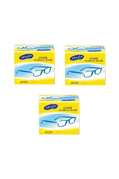 Mendiva Gözlük Temizleme Mendili -3 Kutu 120 Adet