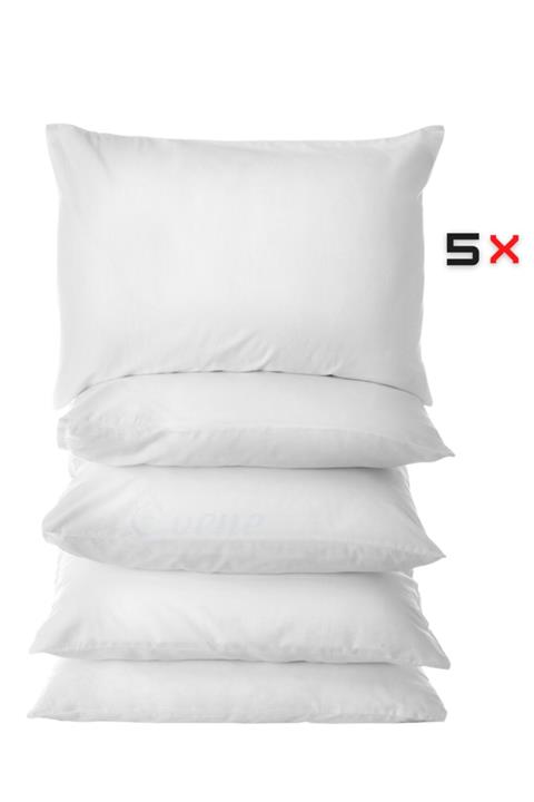 Evene Yastık Silikon Uyku Yastığı Pamuklu Destek Minderi 700 gr 5 Adet