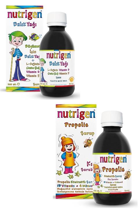 Nutrigen Balık Yağı Şurup 200 Ml + Propolis Şurup 200 Ml Kzmprt