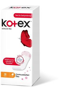 Kotex Ince Deo Günlük Ped 18'li