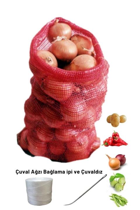 urgancıoğlu Soğan Patates Çuvalı Fileli Çuval 50 Adet 60x90