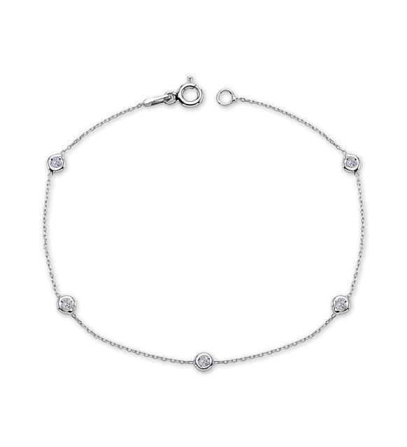 Lova Zincirli Pırlanta Bileklik - 4040001