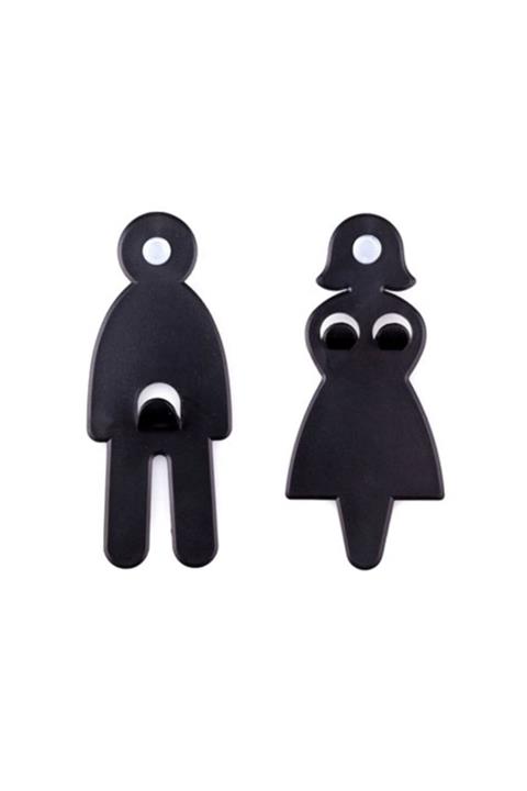 Pi İthalat Sevimli Kız Ve Erkek Askı Seti (2 Adet)