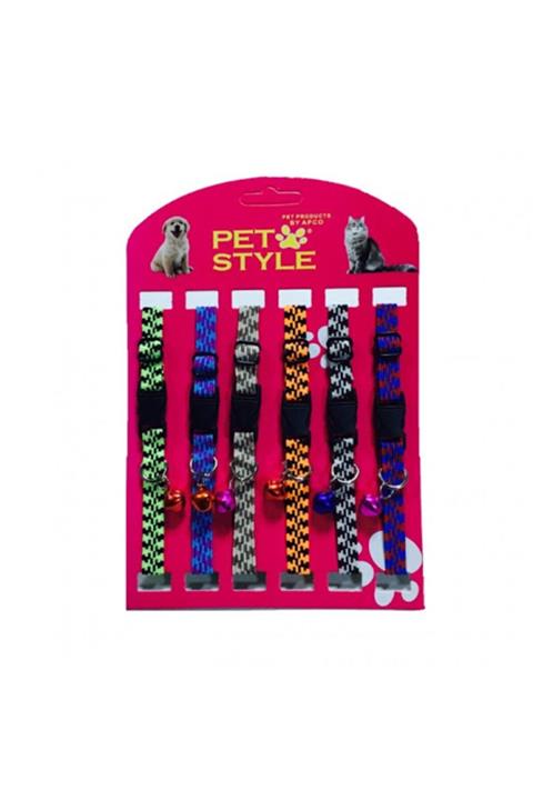 Pet Style Kedi Elastik Tasma 6'lı