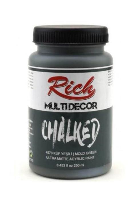 Rich Multi Decor Chalked Akrilik Boya 250ml 4570 Küf Yeşili