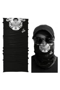 NECKO Kuru Kafa Skull Motosiklet Buff Bandana Boyunluk