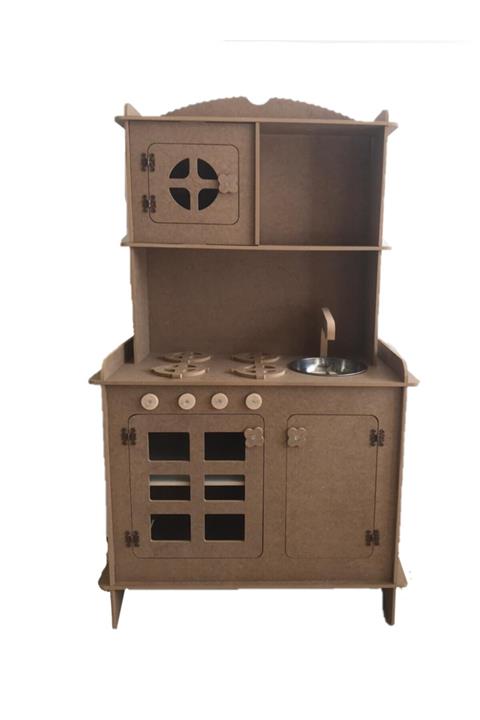 BKM MOBİLYA Ahşap Çocuk Mutfak Oyuncak Seti