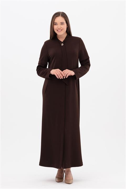 Nihan Fular Yaka Pardesü Kahve