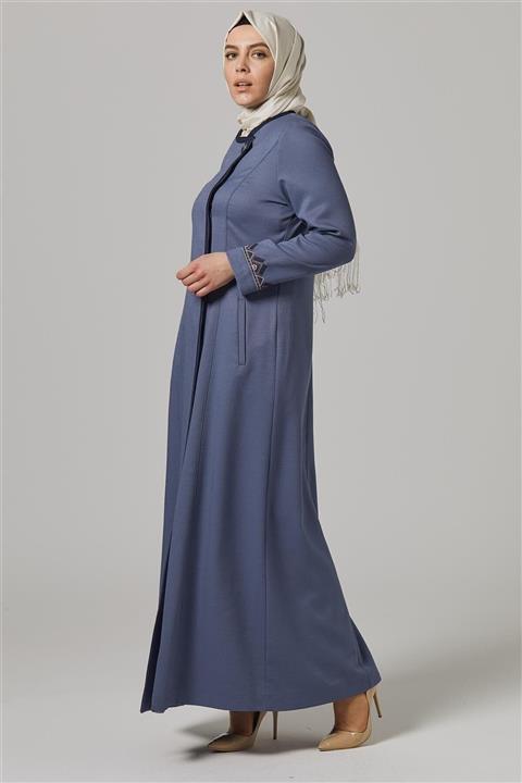 Doque Kadın İndigo Pardesü Do-b20-55079-39