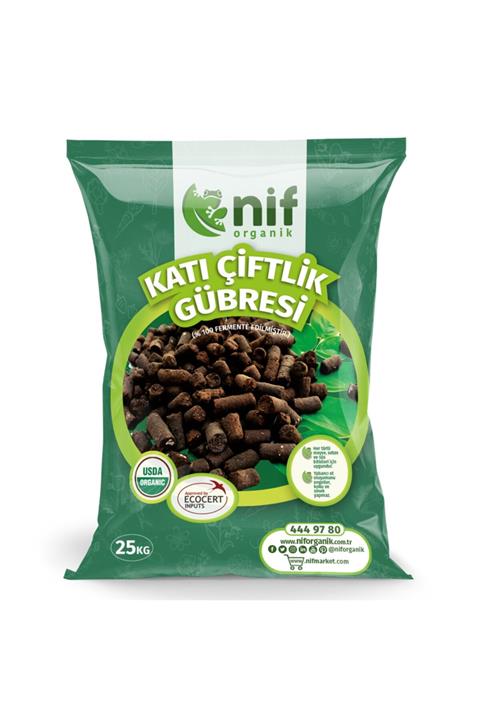 Nif Organik Gübre Pelet Formda 25 kg