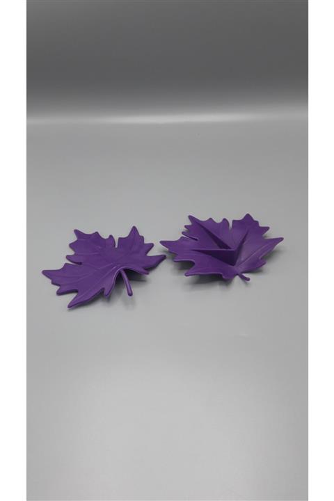 MorzaHome Kapı Altı Yaprak Stoper Parfümlü X2 Adet 13x15cm Mor