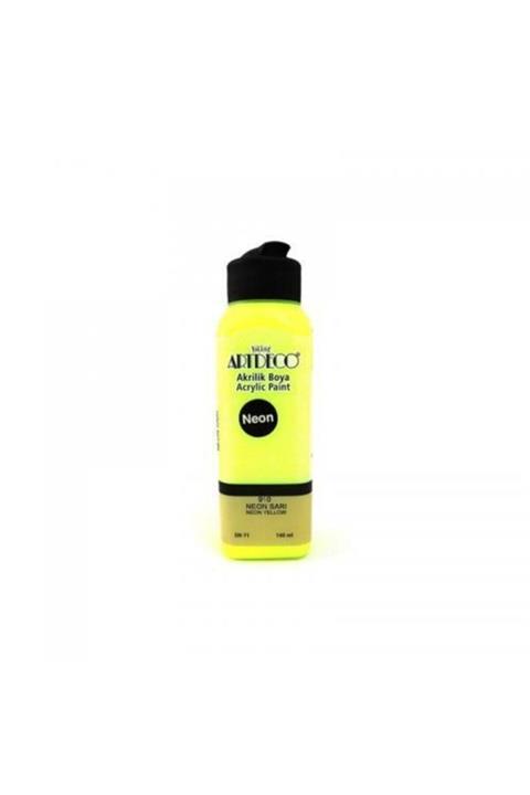 Artdeco 140ml Neon Sarı Akrilik Boya 910