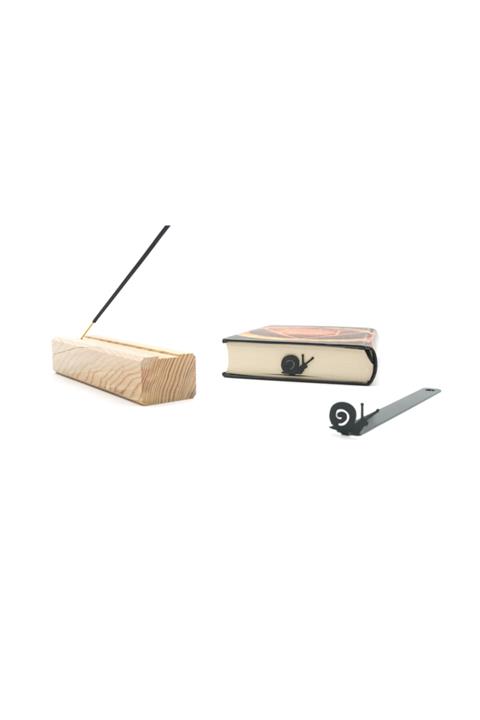 eshim Dekor Salyangoz Temalı Metal Kitap Ayracı