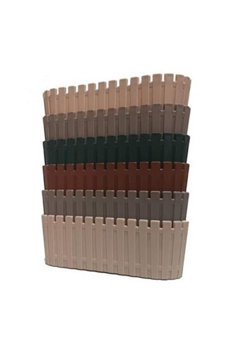 Poliwork Akasya Mini Kaktüs Çit Model Pastel Mıx Saksı 6 Adet