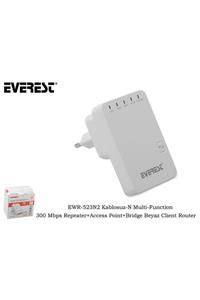 Everest Ewr-523n2 Kablosuz-n Multi-function 300 Mbps Repeater+acc