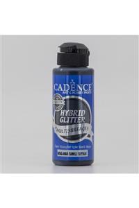 Cadence Boya Simli Gümüş Siyah Hybrid Glitter Multisurface Akrilik Boya Hsg-060 Siyah 120ml