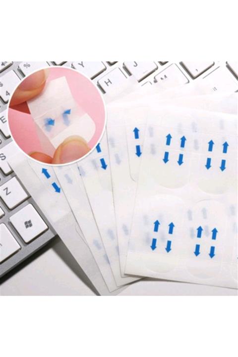 BEAUTY BOX COSMETIC 12 Adet Yüksek Kalite Anında Etkili Kırışıklık Karşıtı Yüz Kaş Boyun Gıdı Gerdirme Şeffaf Bantları