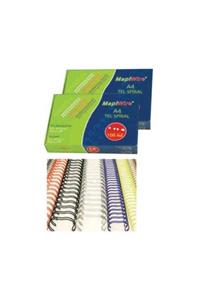 Mapi Wire Tel Spiral 7-16 Beyaz 100 Lü 2100500 (1 Paket 100 Adet)