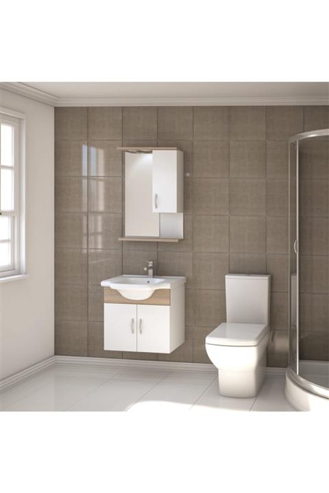DENKO Akyazı 55 Cm Banyo Dolabı Takımı