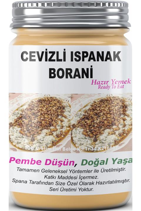 SPANA Ev Yapımı Katkısız Cevizli Ispanak Borani 330gr