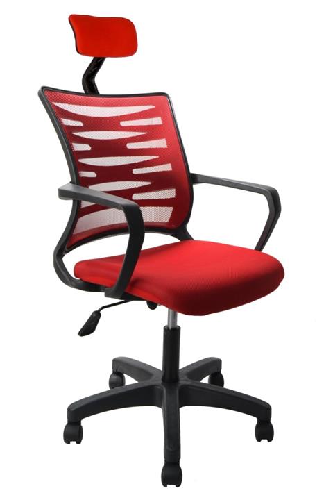 Remaks Rio Kırmızı Fileli Yönetici Ve Müdür Koltuğu Oyuncu, Bilgisayar Koltuğu Ofis Koltuğu - Kırmız