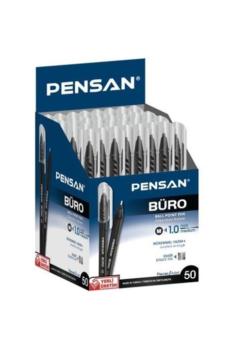 Pensan Büro Tükenmez Kalem 1 Mm. 50 Li Kutu 2270 - Siyah