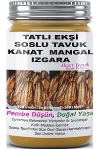 SPANA Tatlı Ekşi Soslu Tavuk Kanat Mangal Izgara Ev Yapımı Katkısız 330gr