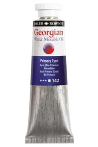 Daler Rowney Georgian Water Mixable Yağlı Boya 37ml N:142 Primary Cyan