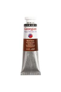 Daler Rowney Georgian Water Mixable Yağlı Boya 37ml N:221 Burnt Sienna