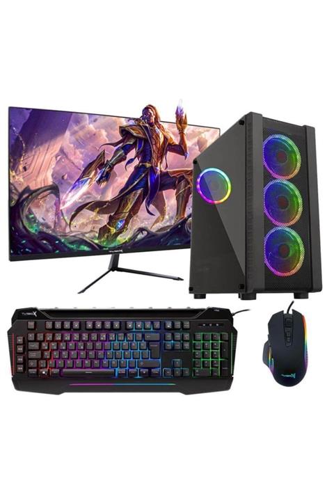 TURBOX Tx1119 Xeon X5660 8gb Ram 256gb Ssd 4gb Gt740 23.8'' Monitör Masaüstü Oyun Bilgisayarı