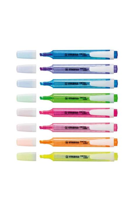 Stabilo Swing Cool Fosforlu Kalem Set Ana Renkler (8renk)