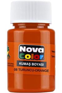 Nova Color Kumaş Boyası Turuncu 12 Li Kutu Nc-166