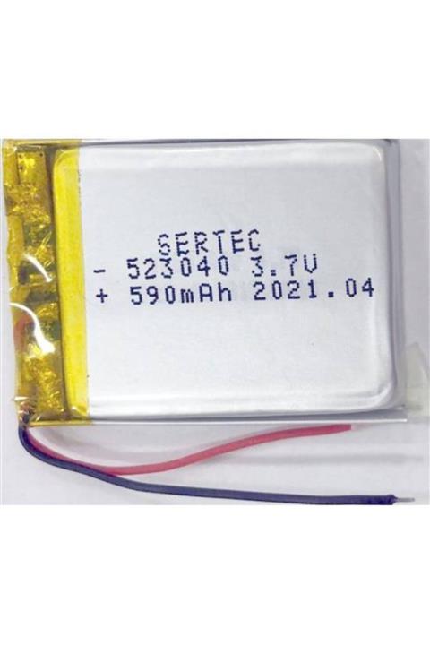 Sertec Lipo Polimer 523040 3.7v 590mah Batarya Pil