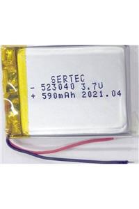 Sertec Lipo Polimer 523040 3.7v 590mah Batarya Pil